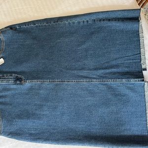 JC Penney ANA NWT SIZE 12 jean skirt Ne we worn. 26” long